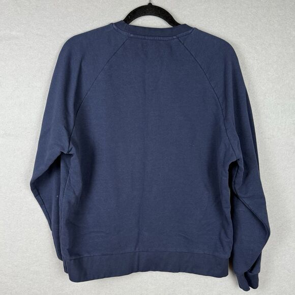 Carbon38 Women Pullover Sweatshirt Navy Embroidered Lobster Nautical Lounge XL - Picture 6 of 6